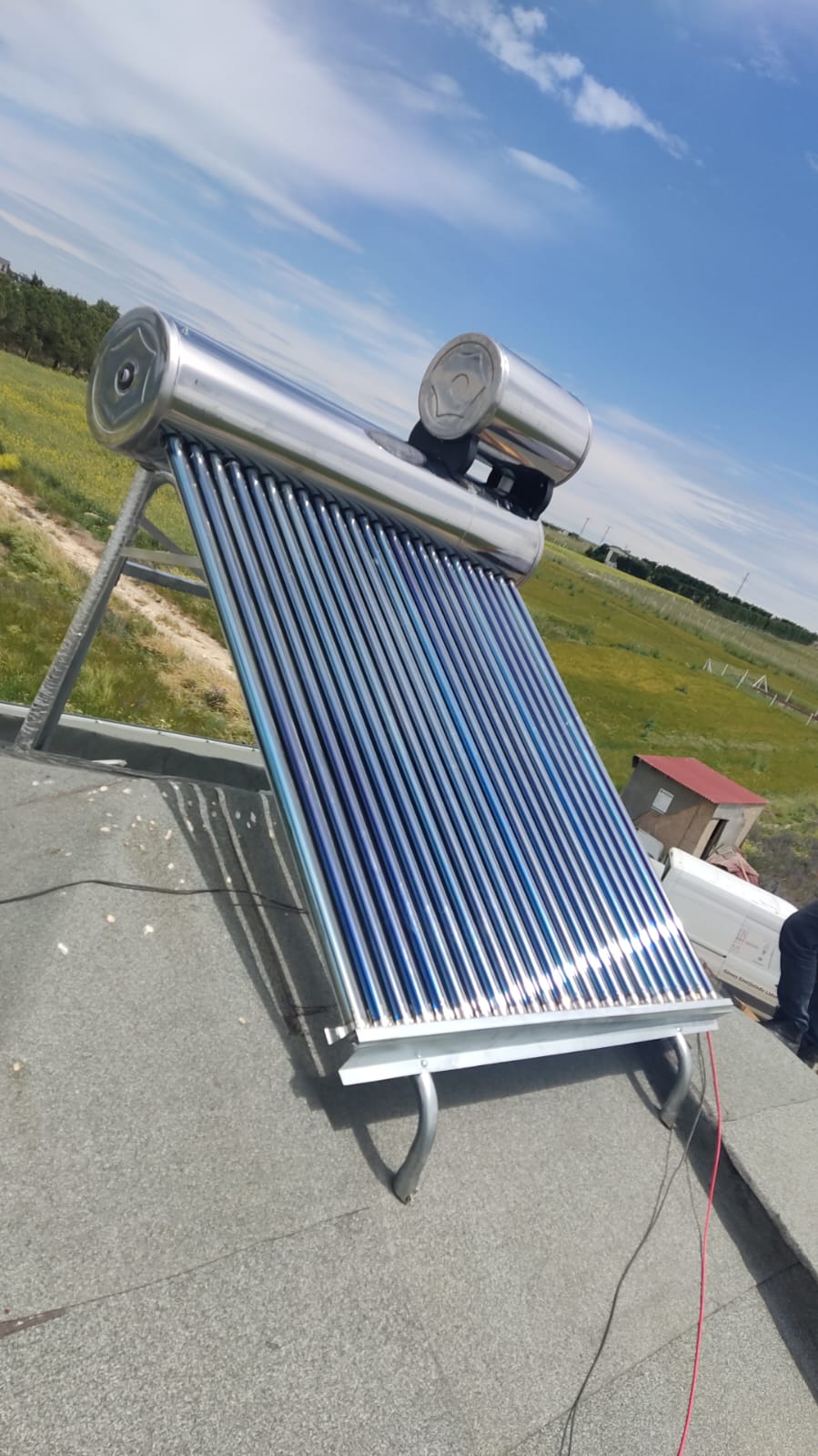 Solar Güneş ısıtıcı paneli montajı 1