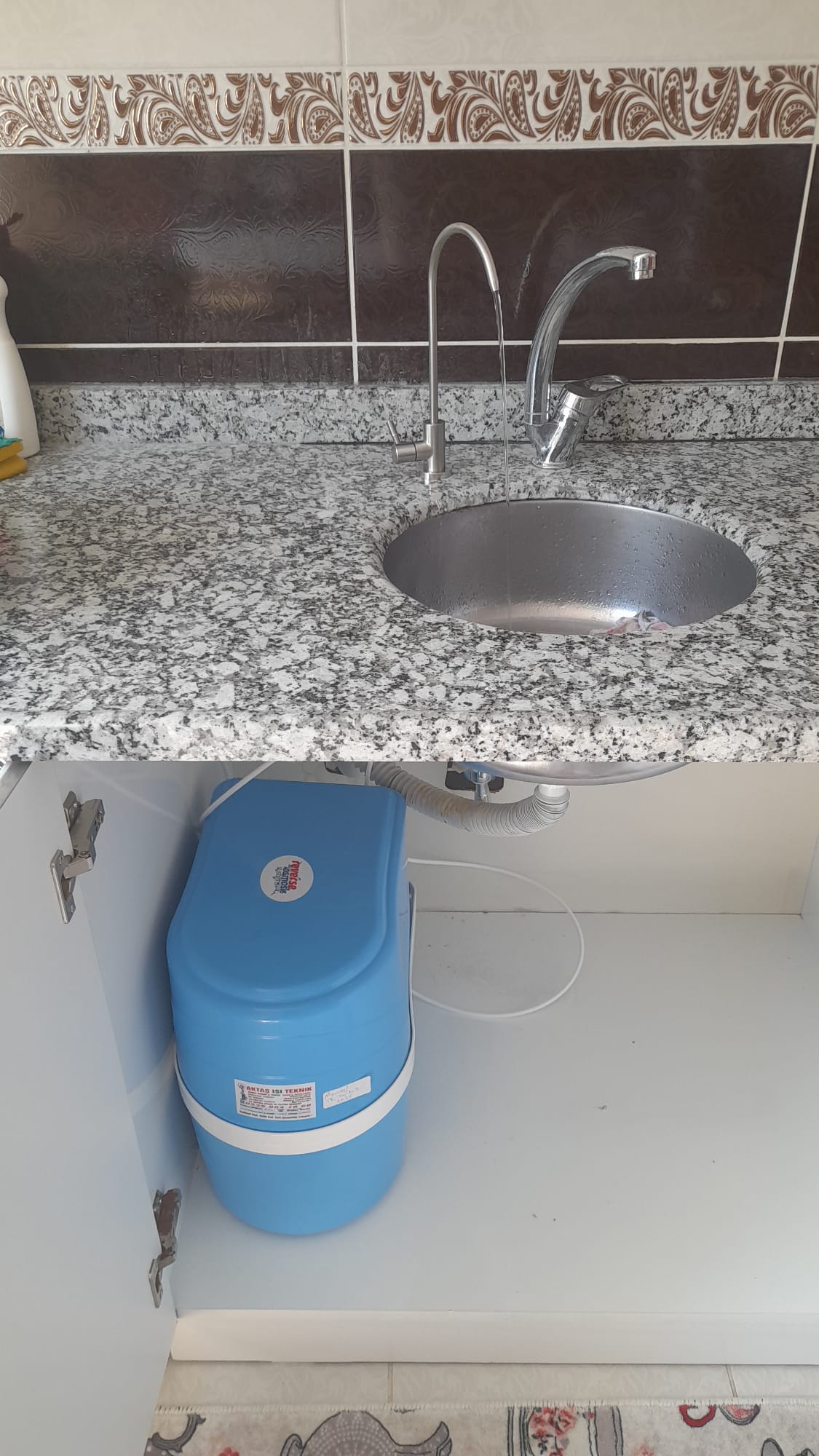 Su arıtma kurulumu